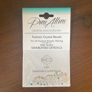 Swarovski Crystal Beads - #5301 4mm Crystal Bicone AB